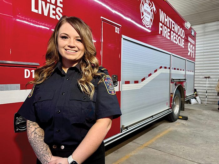 Bailey Swain, Whitewood Fire Department<br />